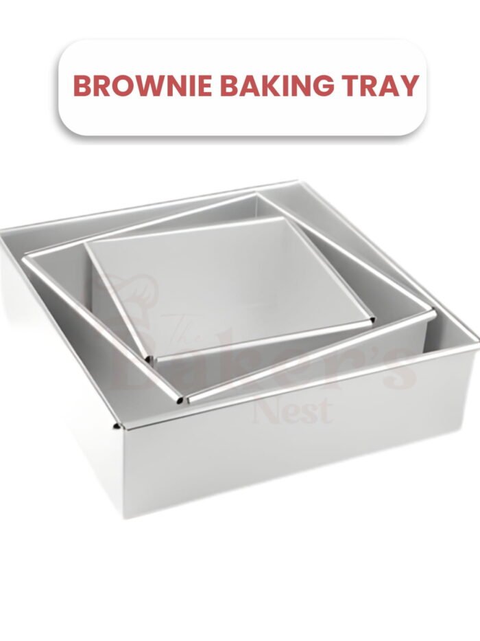 Brownie Baking Trays – Metal ( Height – 1.5 inch )