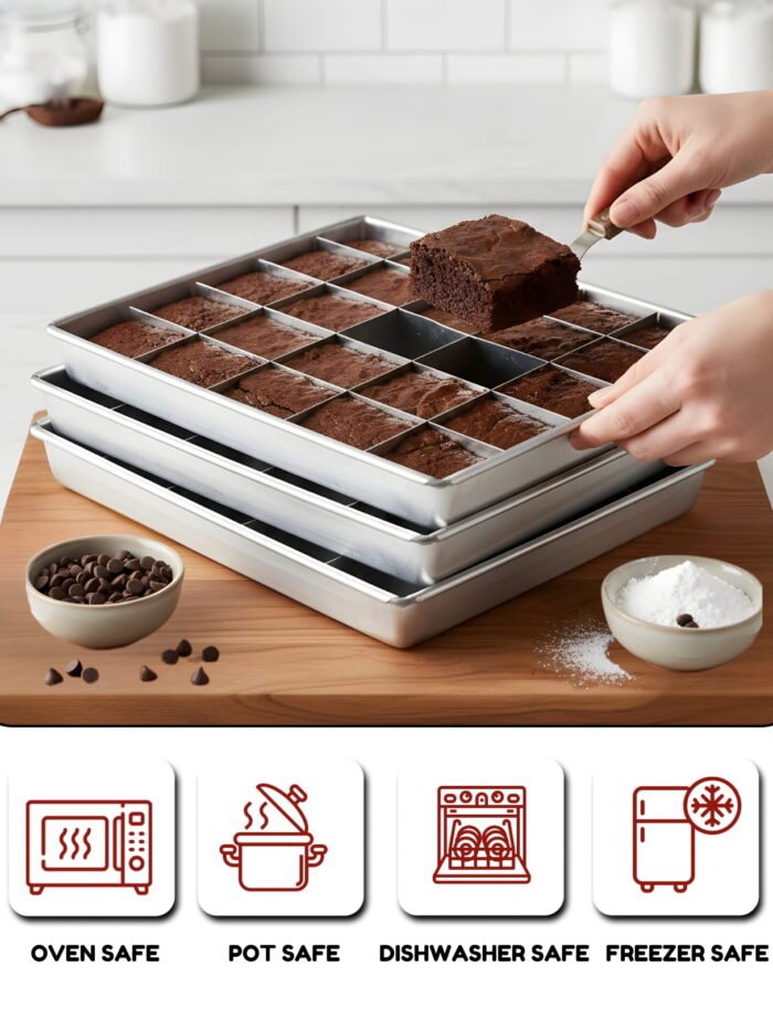 Brownie Cutters with Tray