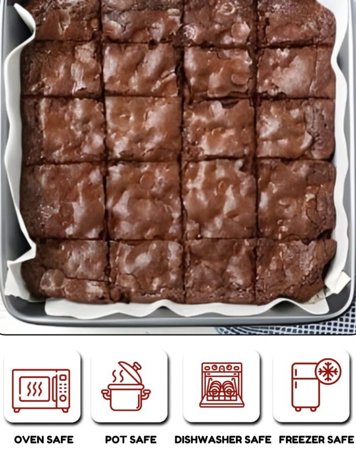 Brownie Baking Trays – Metal ( Height – 1.5 inch )
