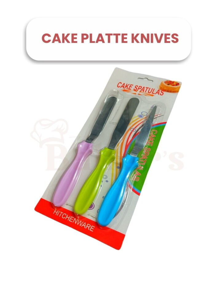 Cake Platte Knives 3-in-1