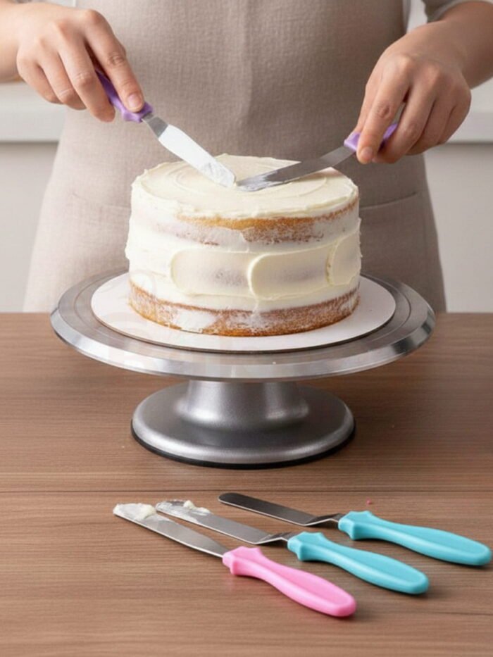 Cake Platte Knives 3-in-1