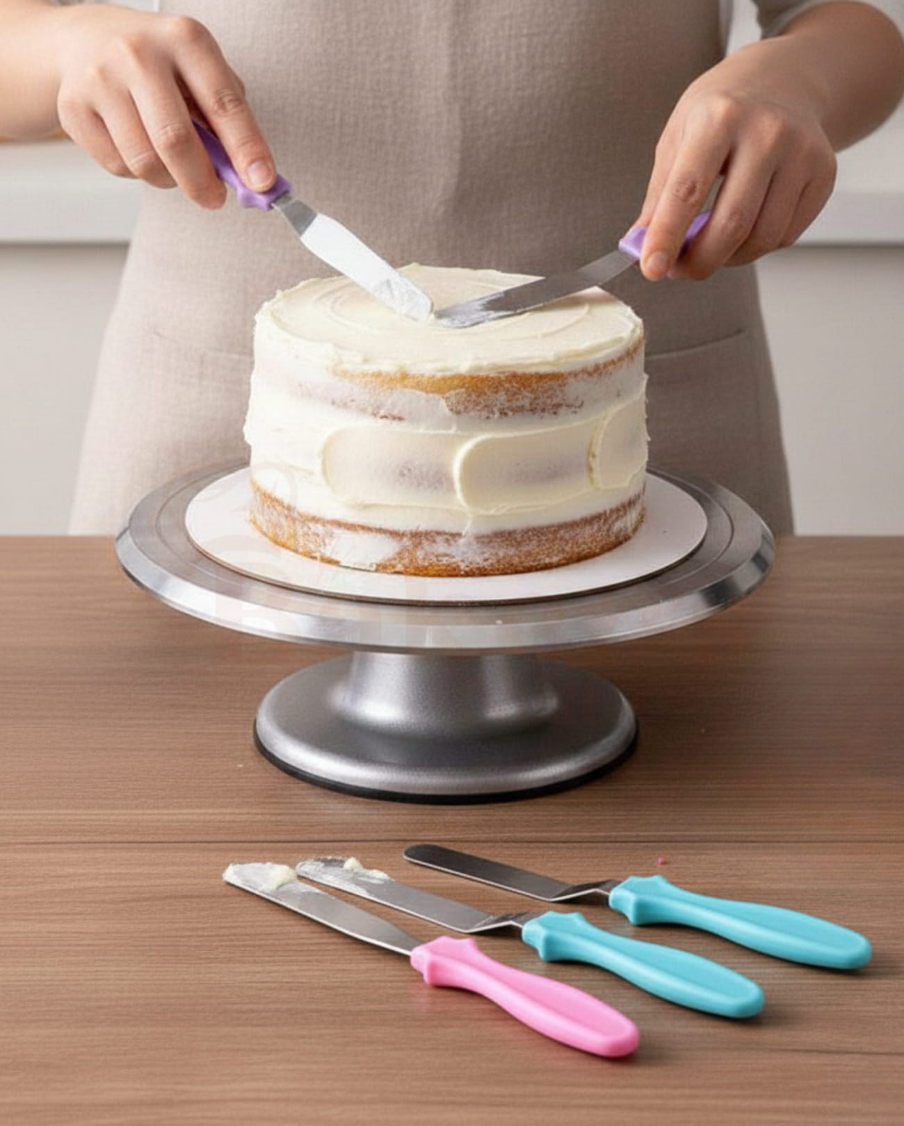 Cake Platte Knives 3-in-1