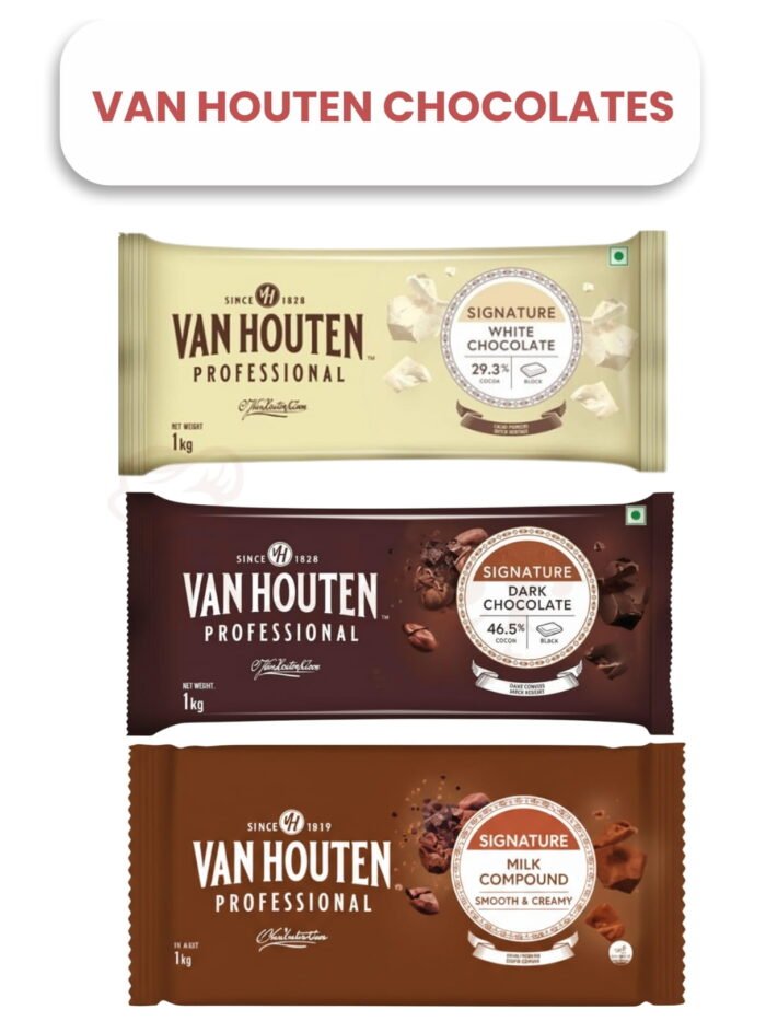 Van Houten Professionals – Milk, Dark & White (1kg)