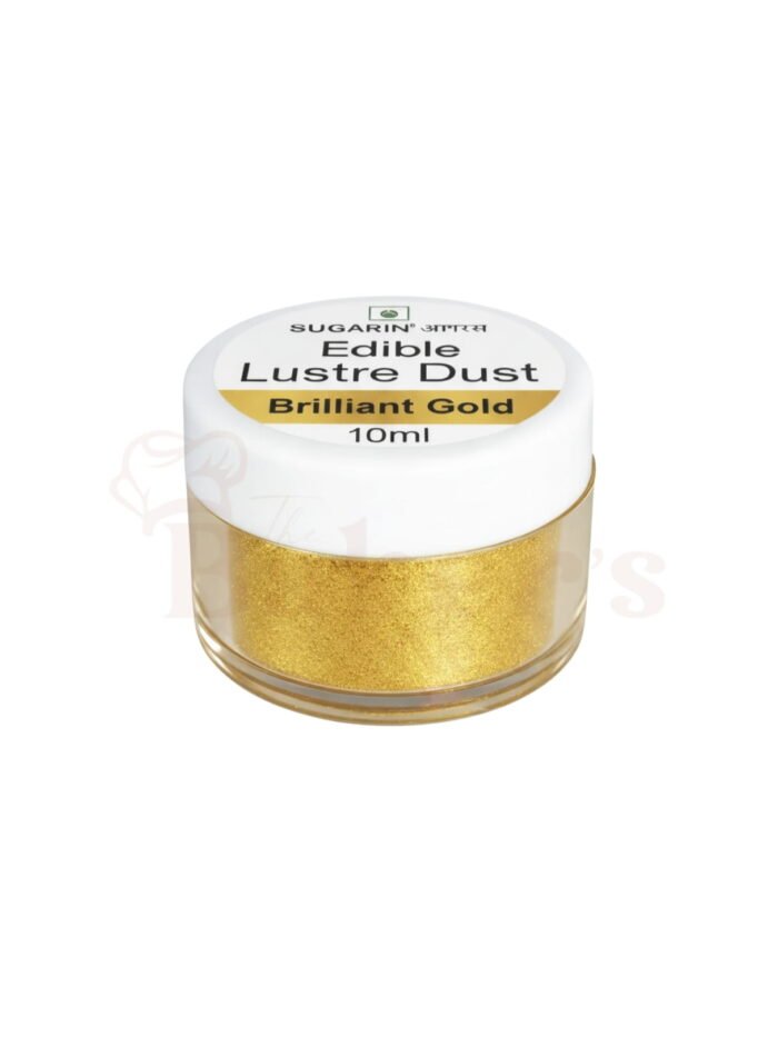 Edible Lustre Dust – Brilliant Gold & Pure Silver (10ml)