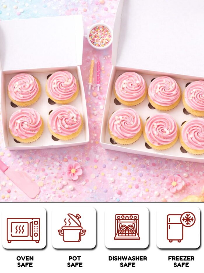 Cupcake Boxes – Window (4 Pc & 6 Pc)