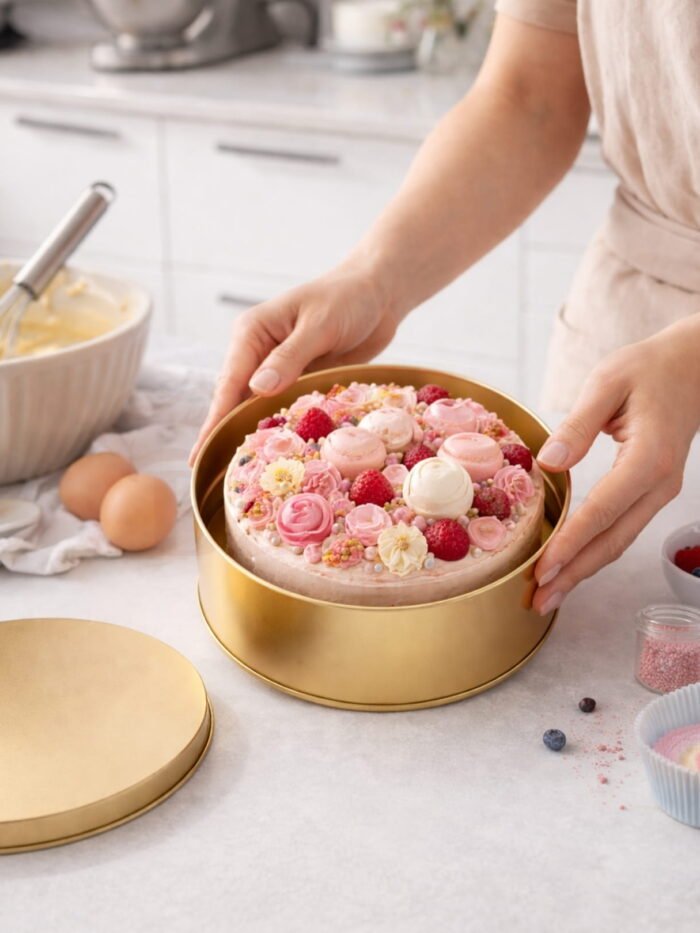 Dream Cake Tins – Gold (500gms)