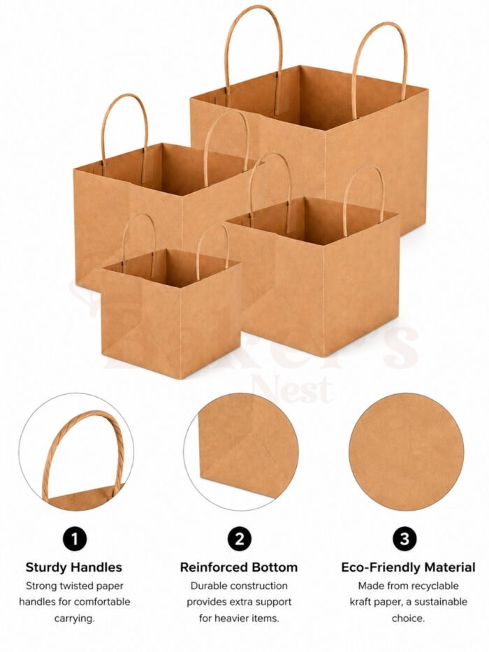 Paper Bags – Assorted Sizes (Pack of 5 Pcs)