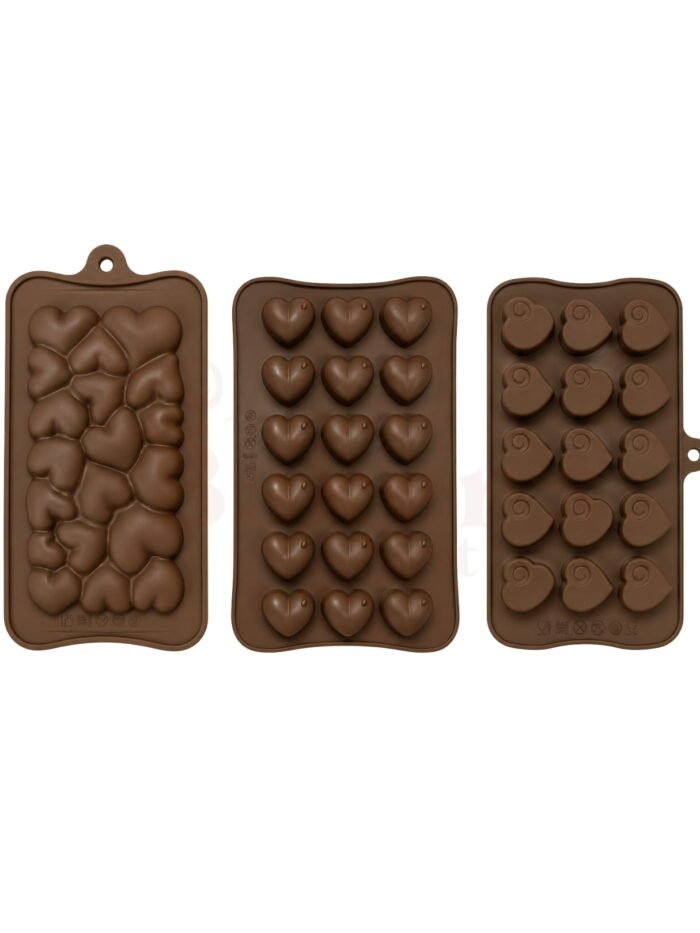 Chocolate Heartin Silicone Moulds