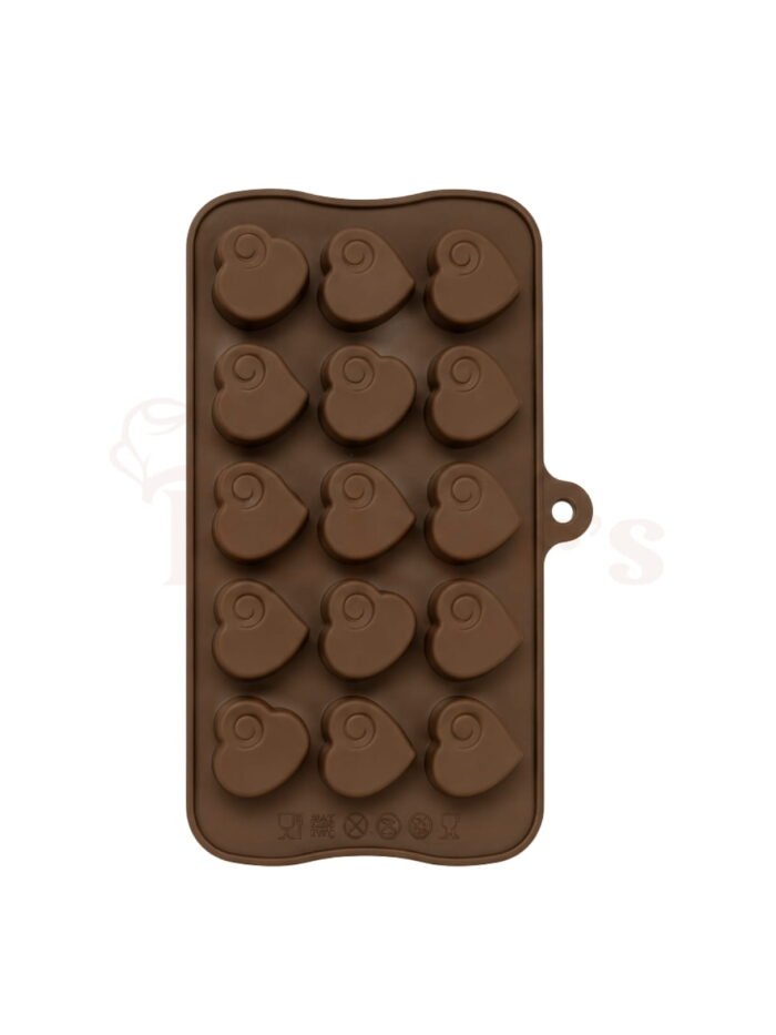 Chocolate Heartin Silicone Moulds