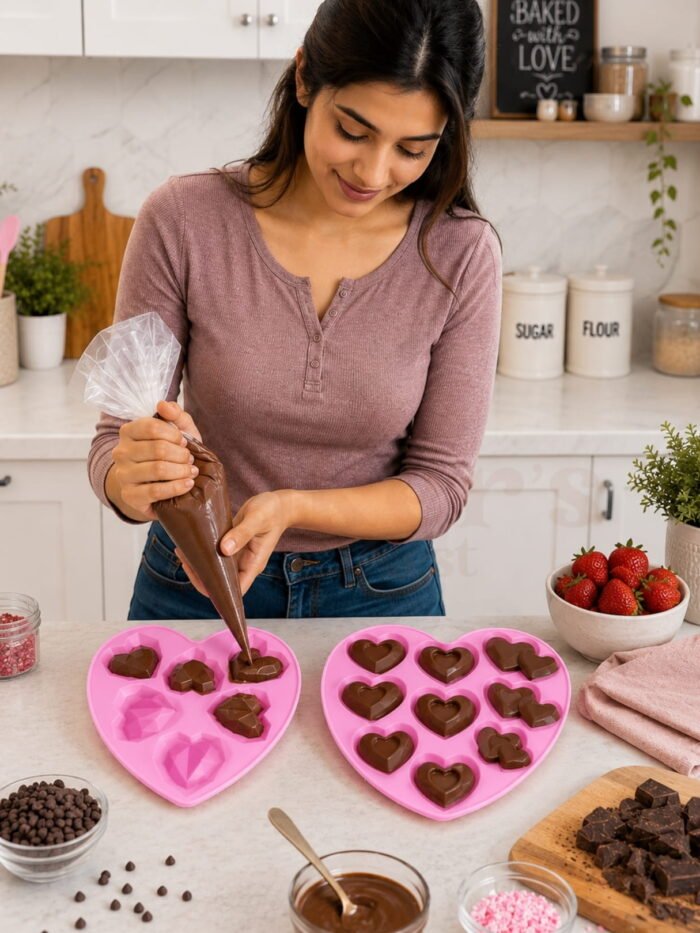 Multi & Diamond Heart Silicone Mould