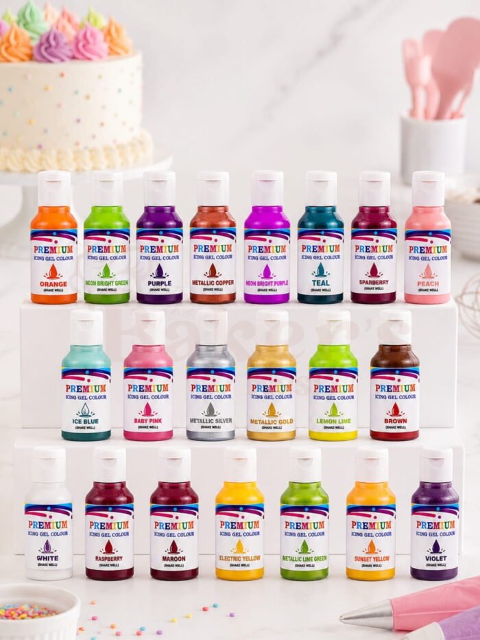 Premium Icing Gel Colors - Assorted Colors