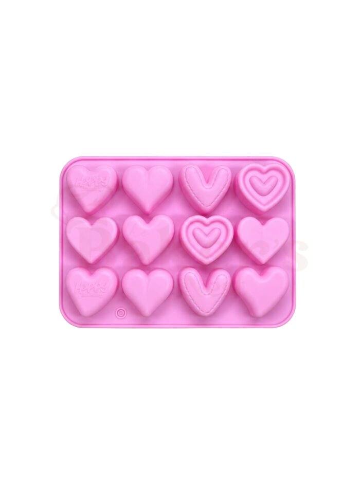 Different Shapes Heart Silicone Moulds