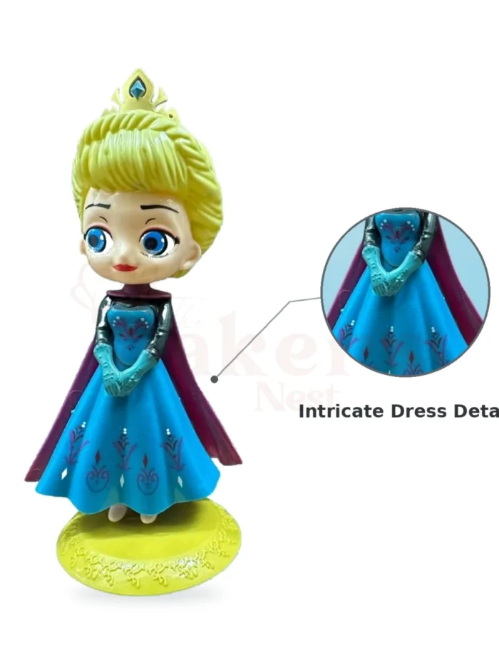 Frozen Elsa Blue Gown Cake Topper