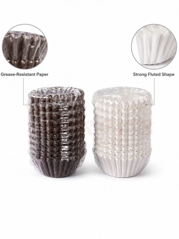 Mini Cupcake Liners – 100 Pcs