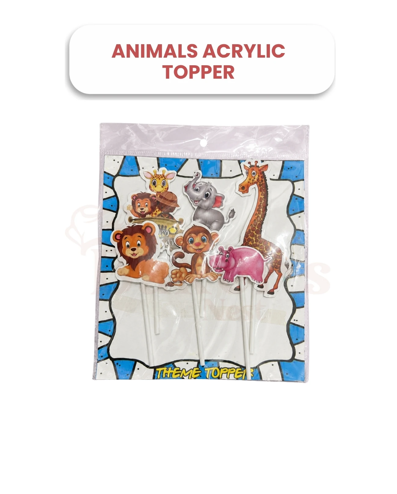 Paper Theme Topper - Animals Theme - Image 2