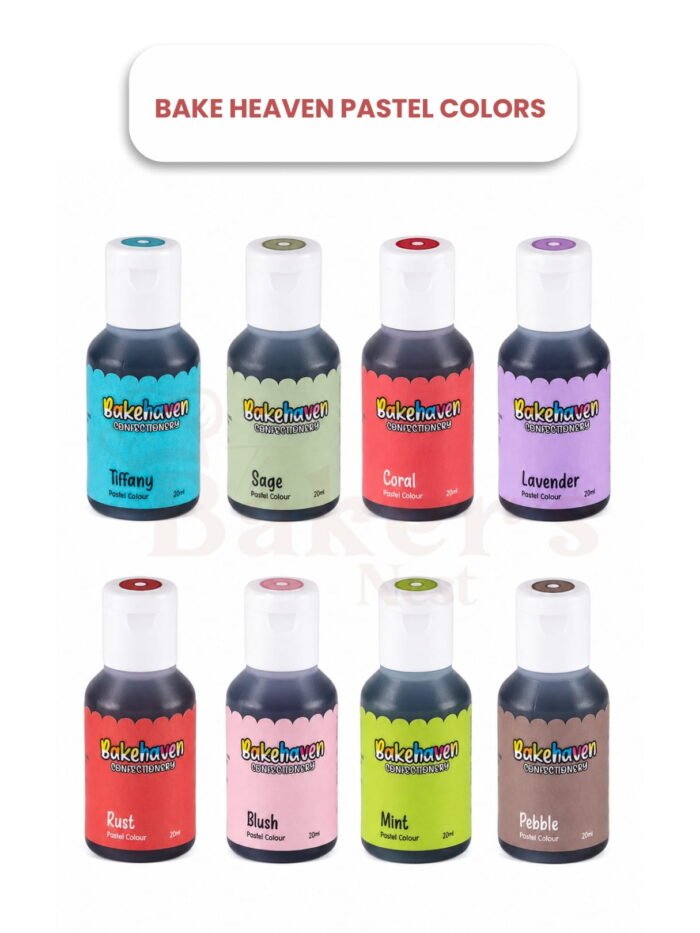 Bake Heaven Pastel Colors – Assorted Shades