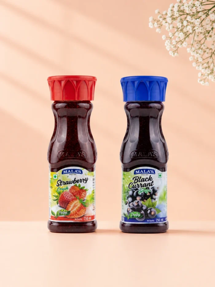 Mala's Crushes – Assorted Flavours (250ml)
