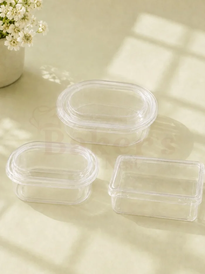 Dessert Boxes without Spoon – Assorted Sizes