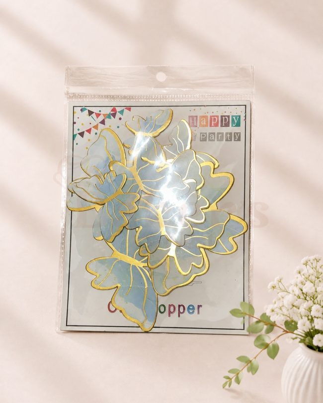 Pastel Butterflies Toppers BN 1- 10 pc