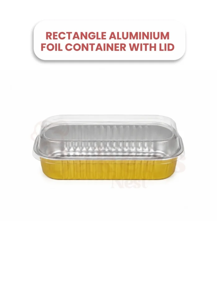 Rectangle Foil Container – Assorted Pcs