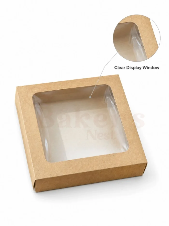 Half Kg Brownie Window Box – 5 Pcs