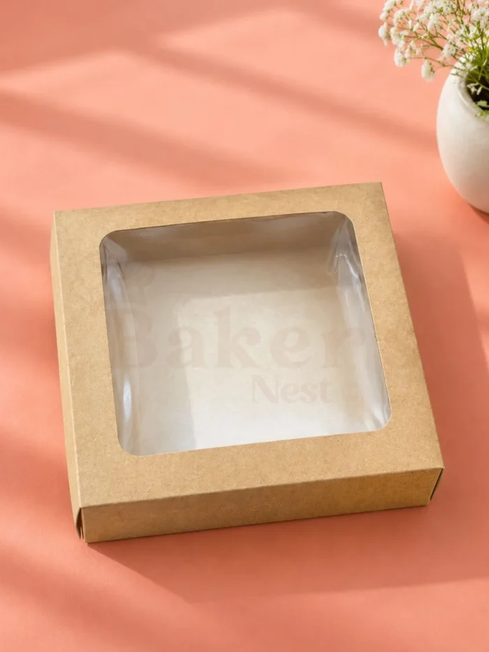 Half Kg Brownie Window Box – 5 Pcs