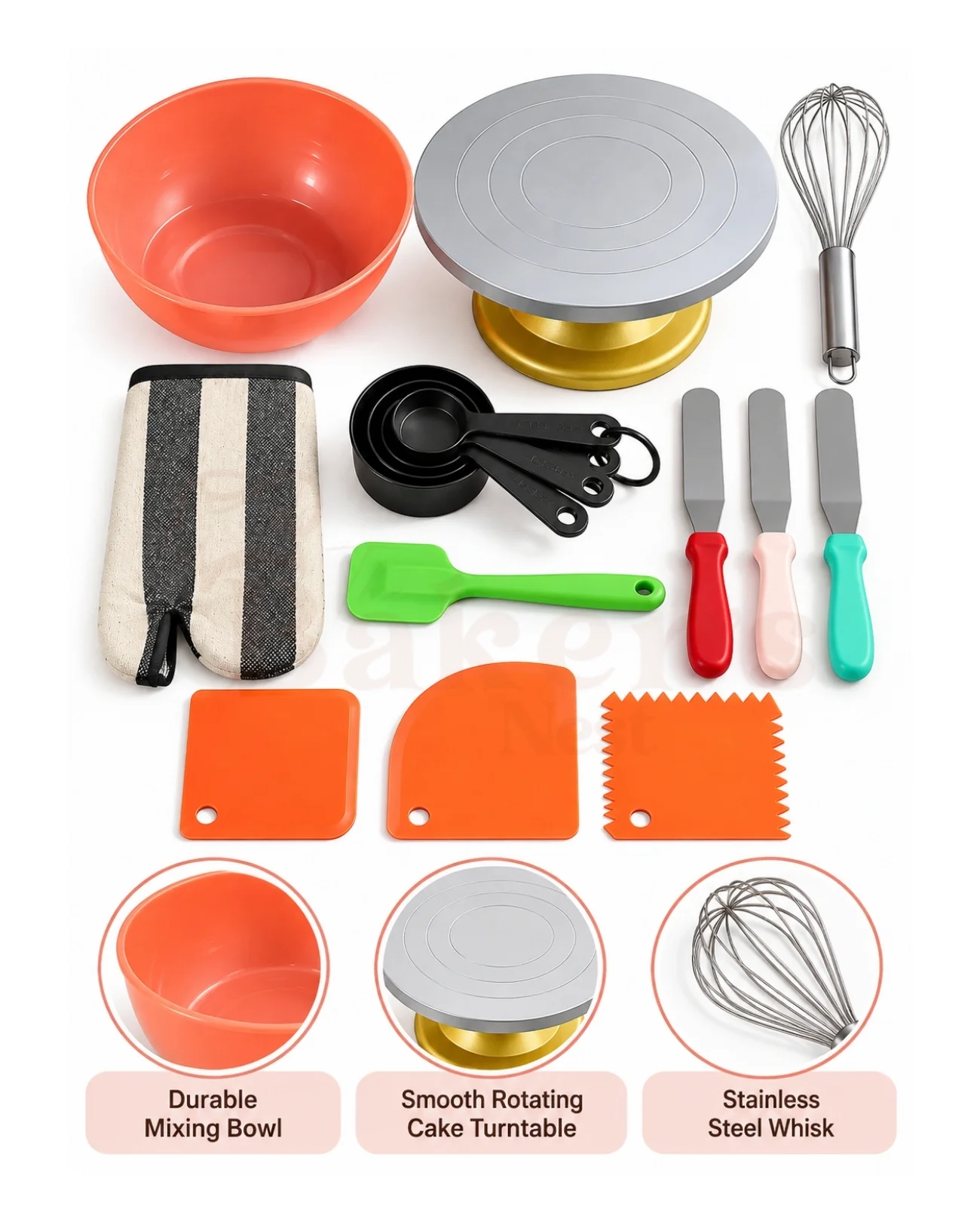 Beginners Baking Kit Combo – 8 Essential Tools - Image 3