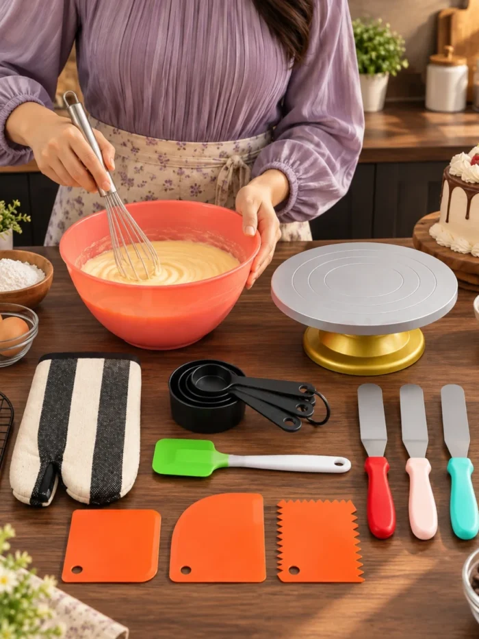 Beginners Baking Kit Combo – 8 Essential Tools