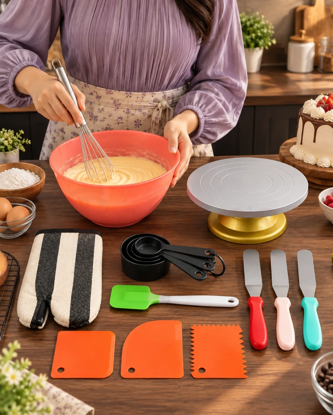 Beginners Baking Kit Combo – 8 Essential Tools - Image 4