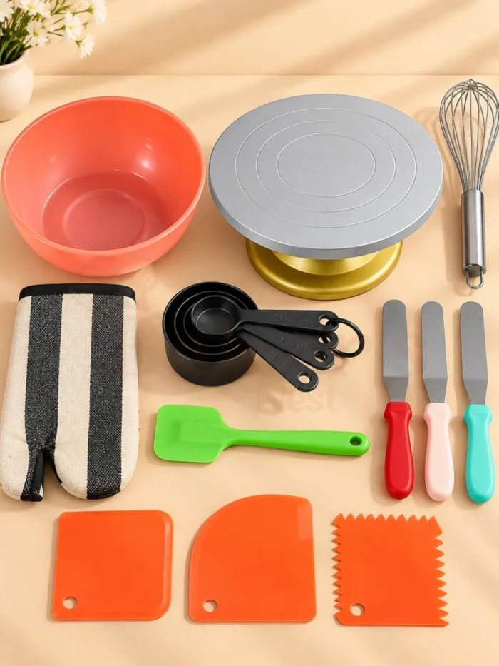 Beginners Baking Kit Combo – 8 Essential Tools