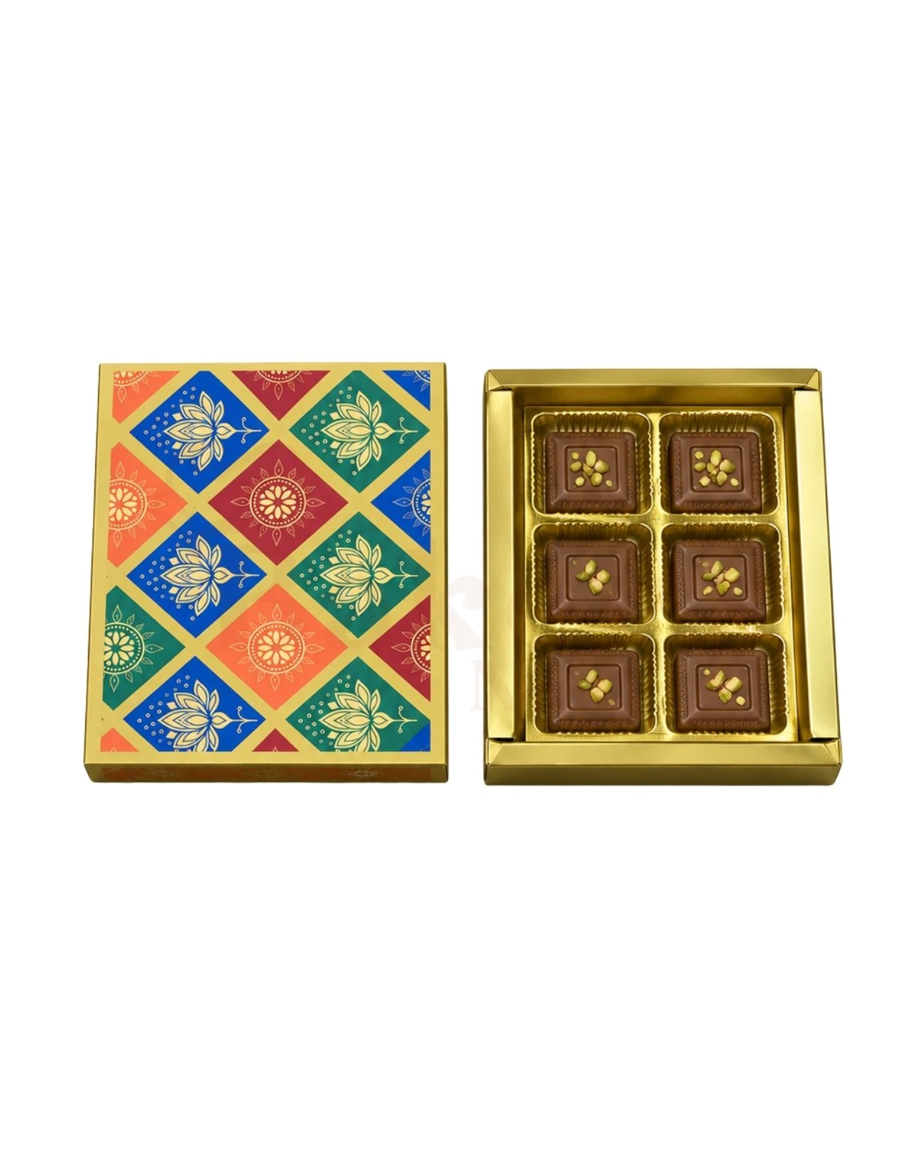 6 Cavity Chocolate Boxes – Assorted Designs - Image 3
