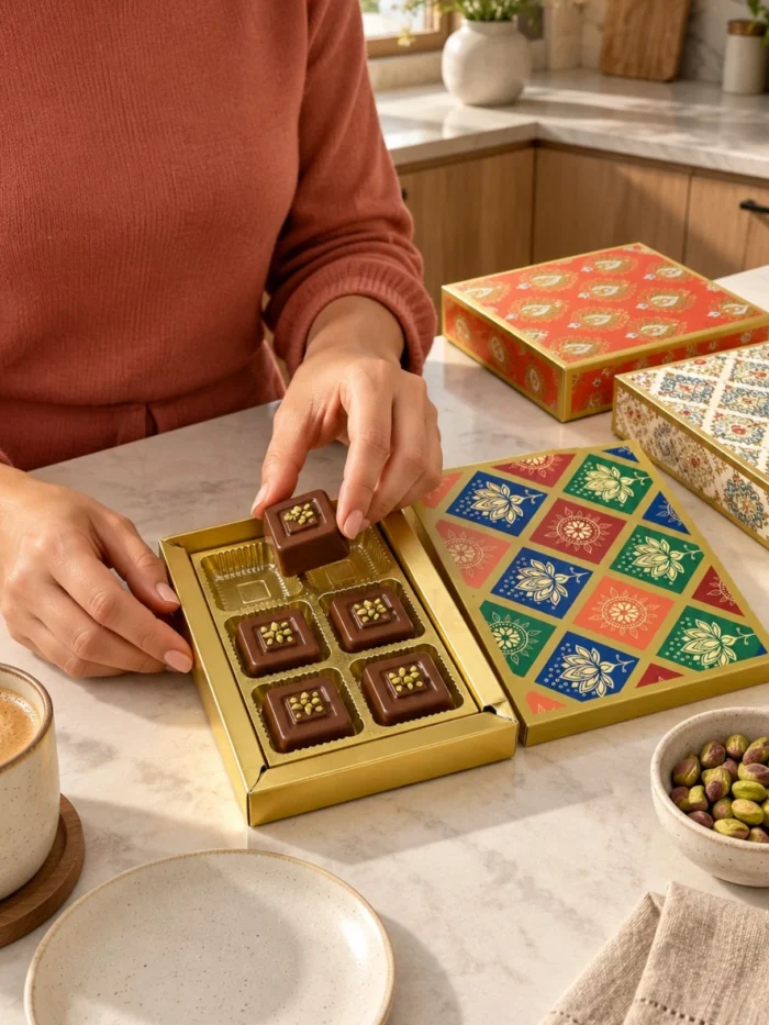 6 Cavity Chocolate Boxes – Assorted Designs