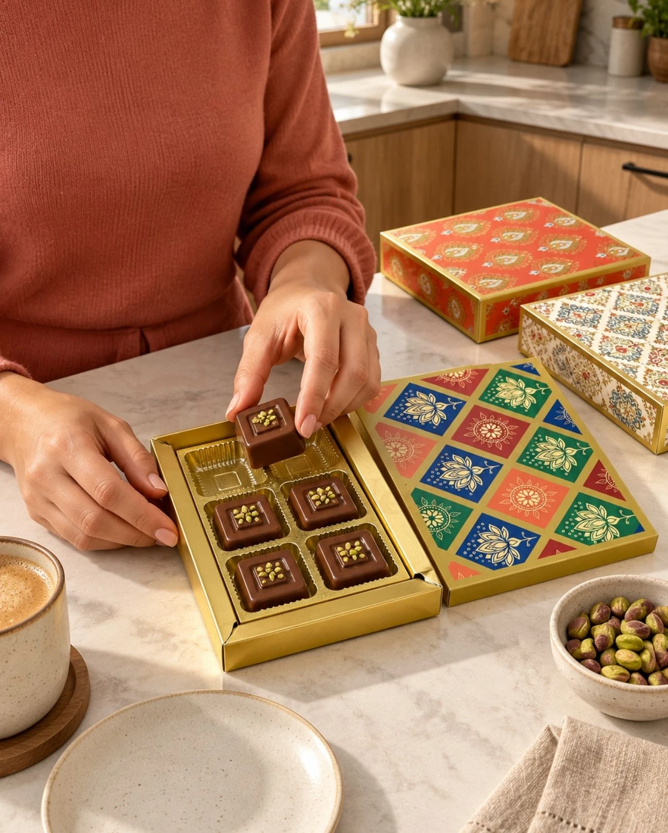 6 Cavity Chocolate Boxes – Assorted Designs - Image 6