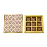 9 Cavity Chocolate Boxes – Assorted Designs - Box 1