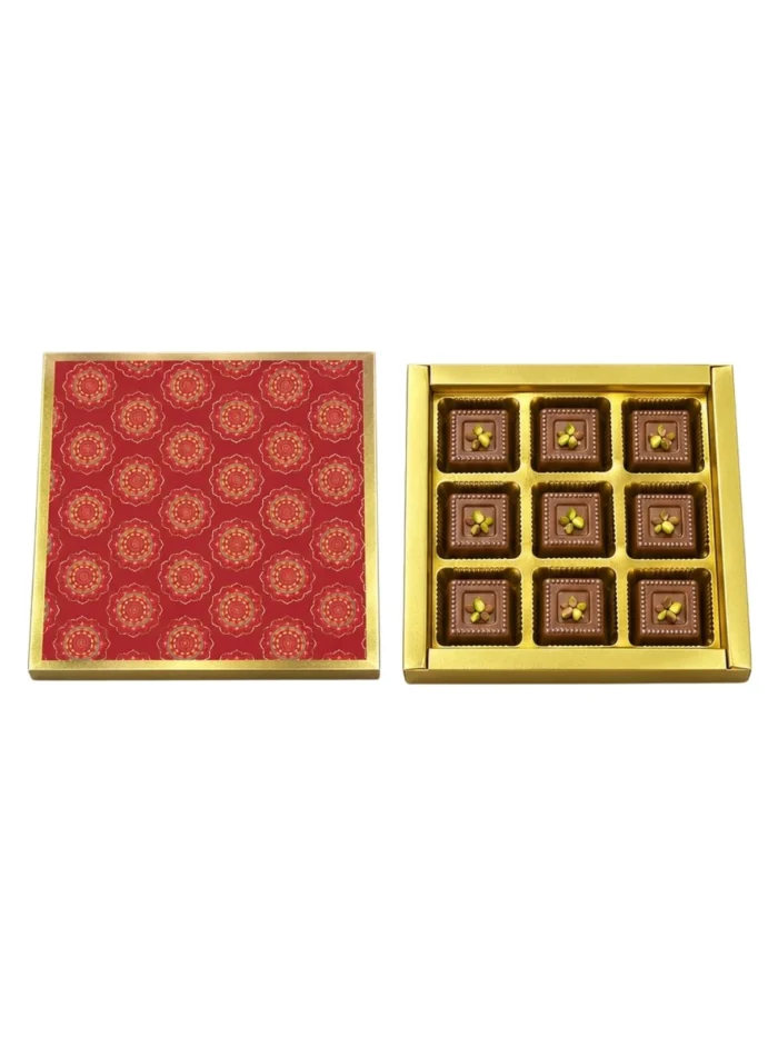 9 Cavity Chocolate Boxes – Assorted Designs
