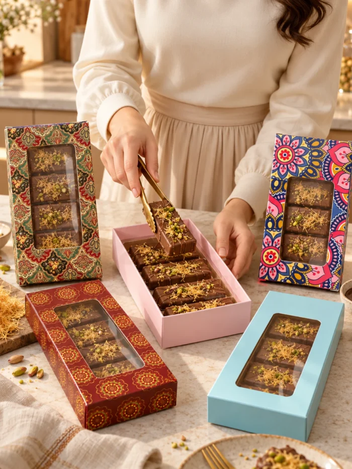 Kunafa Chocolate Boxes – Assorted Designs