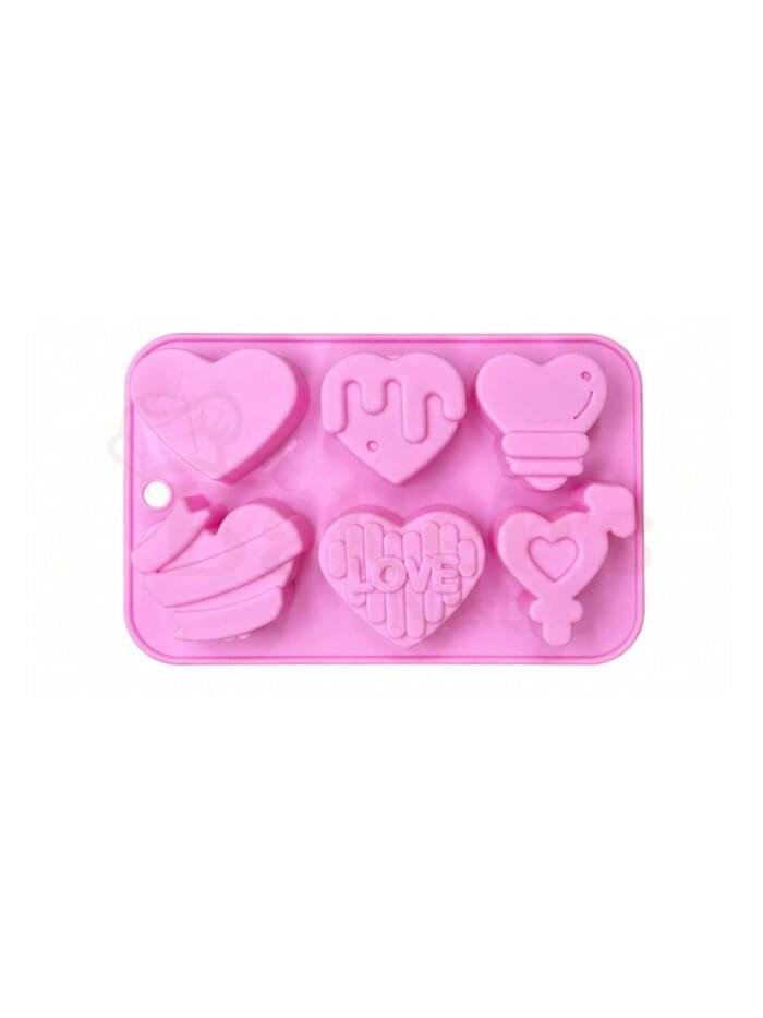 Different Shapes Heart Silicone Moulds